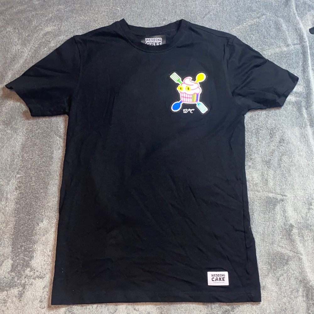 Wedding Cake (3D) T-Shirt (Black)